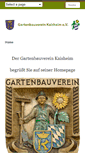 Mobile Screenshot of gartenbauverein-kaisheim.de